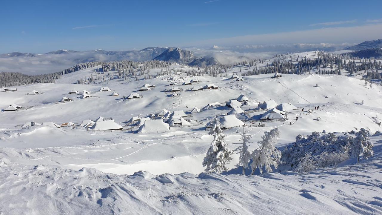 Вилла Chalet Encijan - Velika Planina Стаховица Экстерьер фото